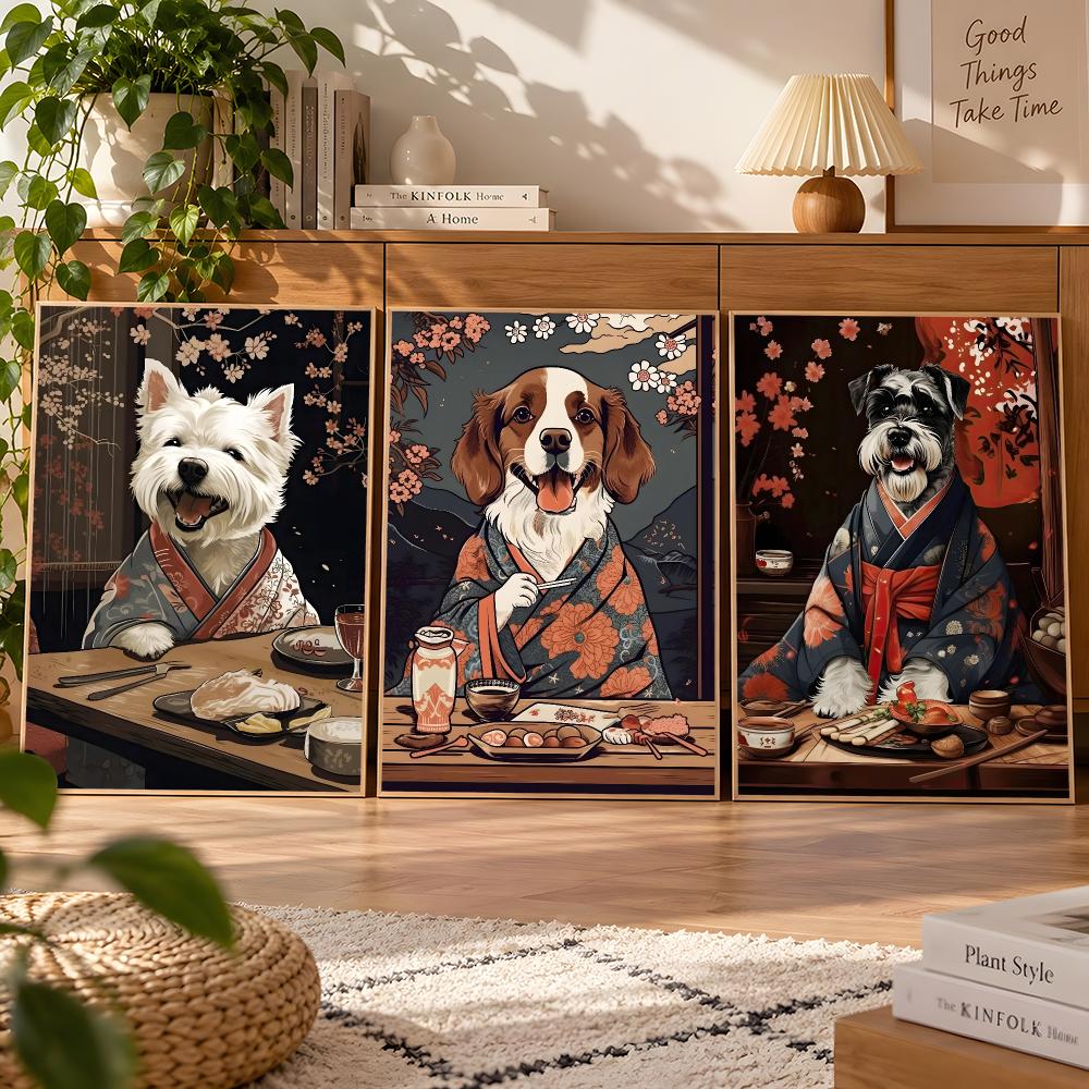 Japanese Food Lifestyle - Retro Japon Tarzı Köpek Japon Yemeği